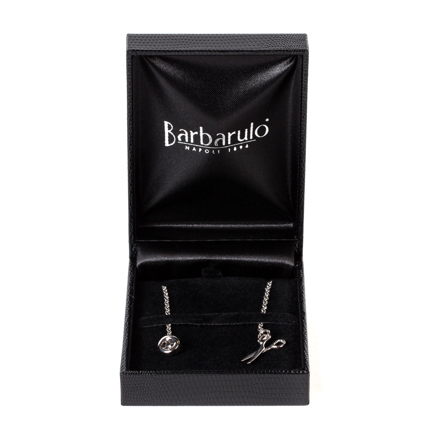 Knopflochkette "Sartorial Scissor" aus Sterling Silber - Handarbeit